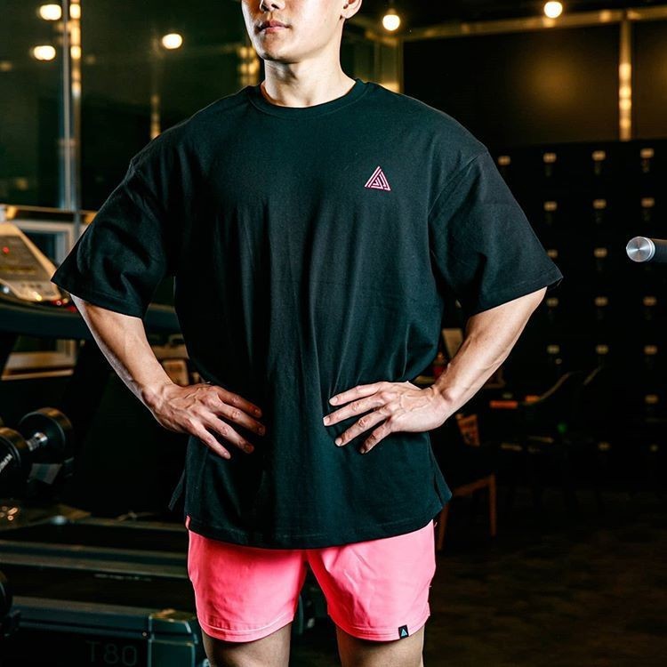 Pure Cotton Half-sleeved Loose Casual Fitness T-shirt Men